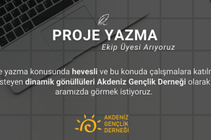 Proje Yazma Ekibi Üyesi Arıyoruz