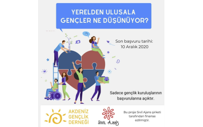"Yerelden Ulusala Gençler Ne Düşünüyor" Katılımcı Kuruluş Başvuruları Başladı!